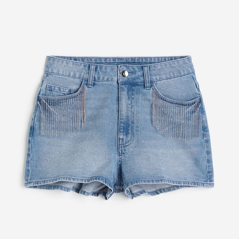 Denim shorts